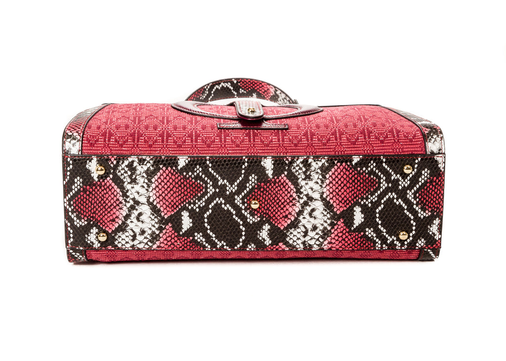 The Large Safia Satchel burgundy - FULANI