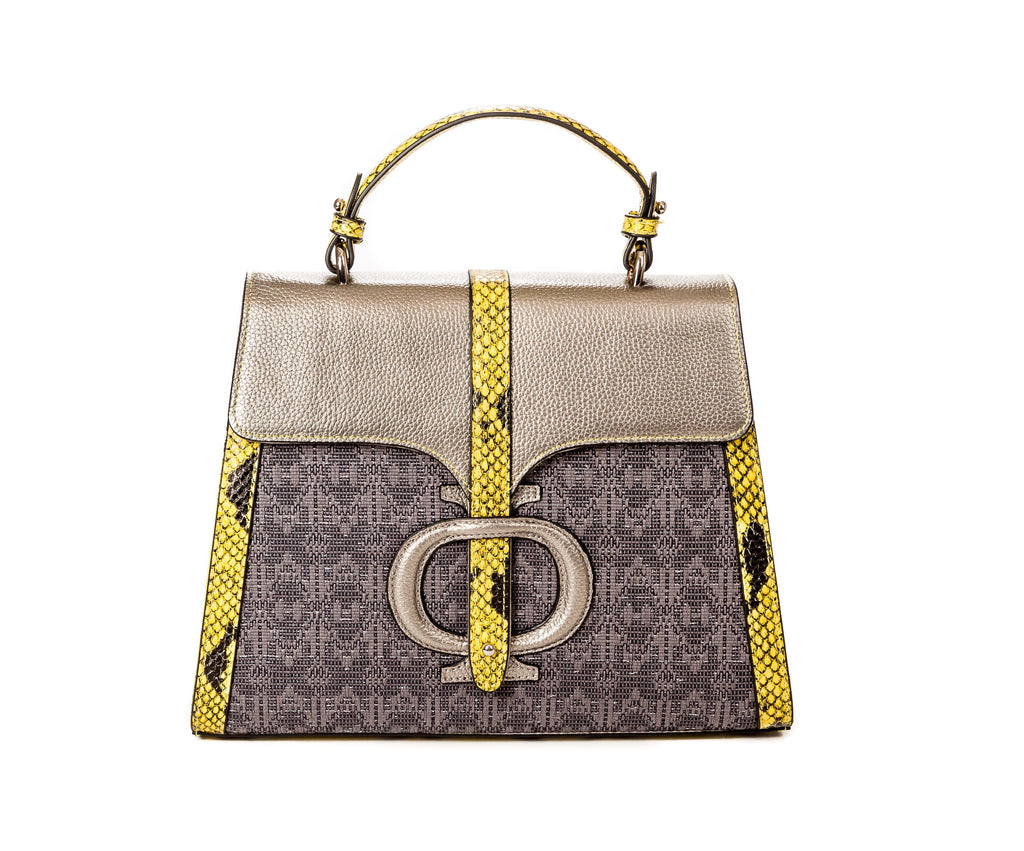 The Small Safia Satchel silver