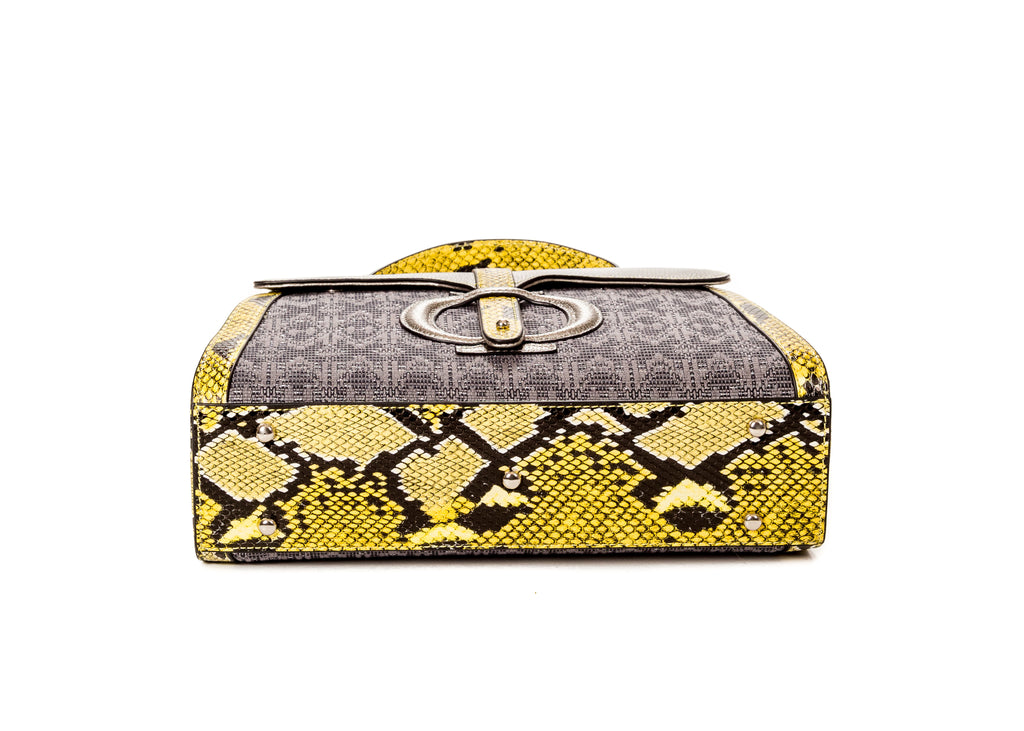 The Small Safia Satchel silver - FULANI