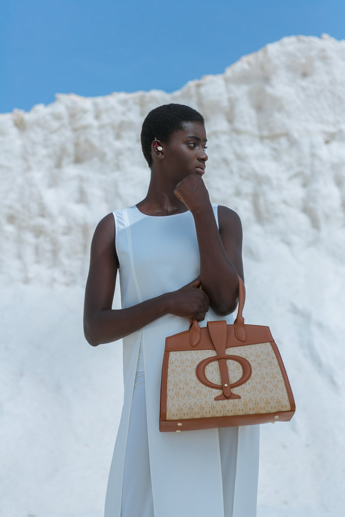 The brown Folly shoulder bag - FULANI