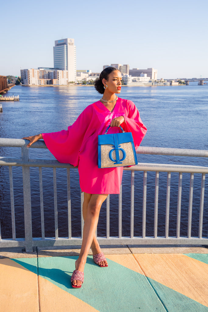 Medium Safia Tunisian Blue