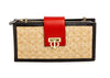 Tan Nafy clutch 165,000 cfa